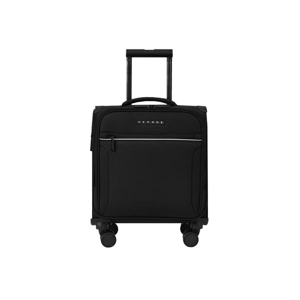 VERAGE 14 in. Grape Red Spinner Carry On Underseat Luggage with USB Port,  Softside Small Suitcase, Compact GM17016-10SW-14-Grape Red - The Home Depot